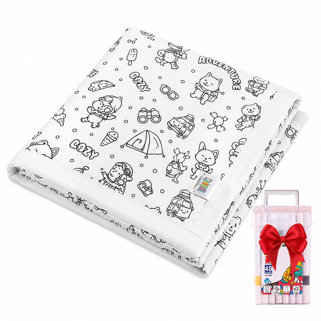 Washable Coloring Blanket