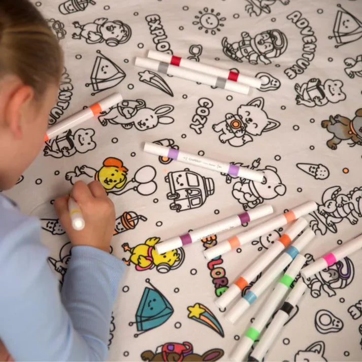 Washable Coloring Blanket