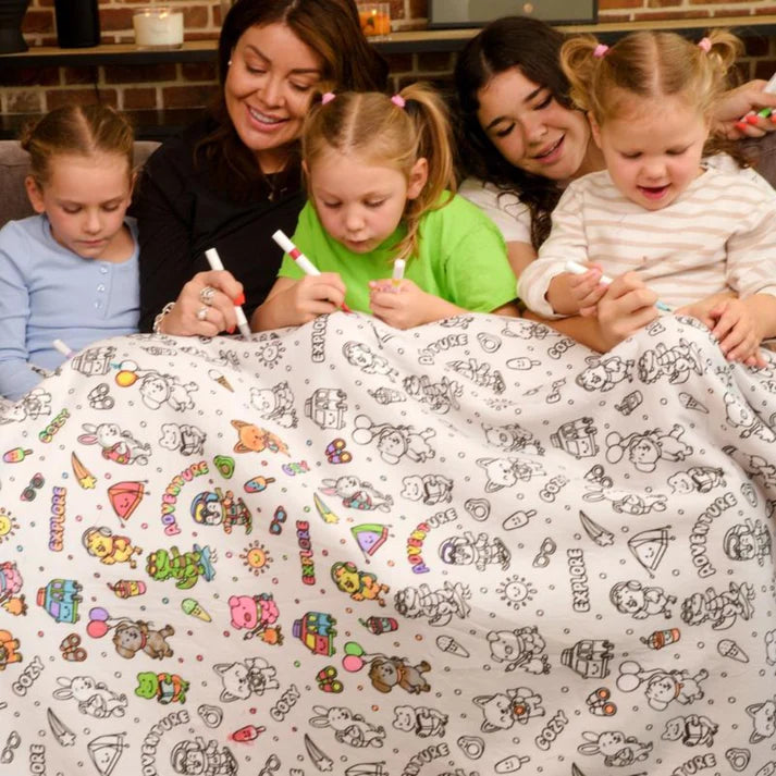 Washable Coloring Blanket