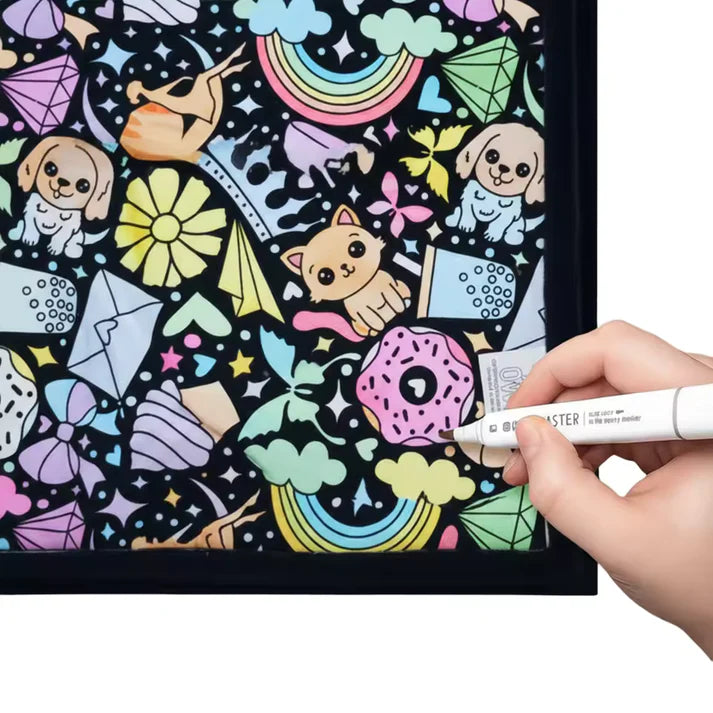 Washable Coloring Blanket